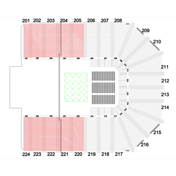 Theater seating configuration